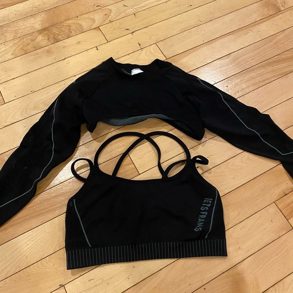 Bra and top set